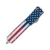 8.5" Automatic OTF American Flag Knife with Tanto Blade