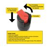 Streetwise 18 Stream Pepper Spray 0.5 oz Safety Lock