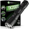 EcoGear FX TK2000 – 2000-Lumen USB Rechargeable High-Power LED Tactical Flashlight