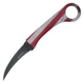 Curved Comb Knife (Color: USA Flag)