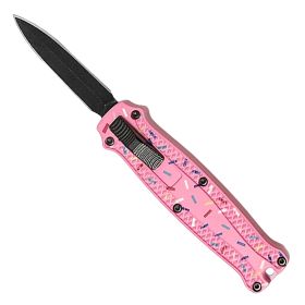 Mini Automatic OTF Keyring Knife (Color: Donut)