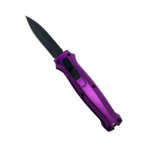Mini Automatic OTF Keyring Knife (Color: Purple)