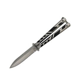 5.25" Butterfly Knife (Color: Silver)