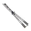 9.25" Bones Butterfly Knife with Cleaver Blade