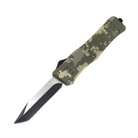 3.5" ABS OTF Automatic Knife w/ Drop Point Blade (Color: Camo)