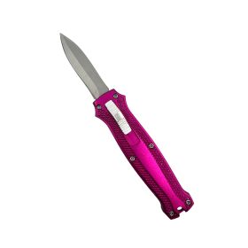 Mini Automatic OTF Keyring Knife (Color: Pink)