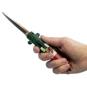 Ultralite ABS Automatic OTF Stiletto Knife (Color: Mexico)
