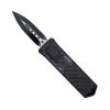 4.5" Dagger Blade OTF Knife w/ Belt Clip