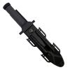 12.5" Fixed Blade Survival Knife with Sheath, Fire Starter, & Sharpening Rod