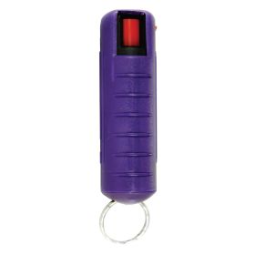 Streetwise 18 Stream Pepper Spray 0.5 oz Hard-case (Color: Purple)