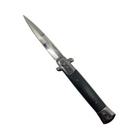 9” Automatic Out-The-Side Knife (Color: Carbon Fiber)